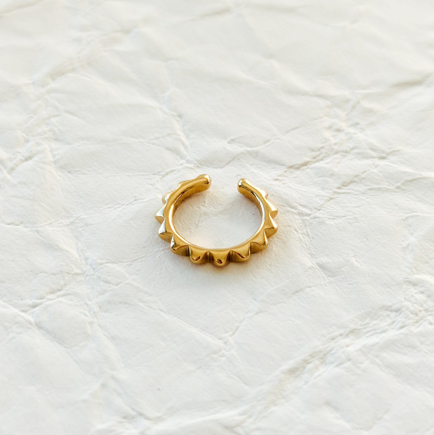 ear cuff dourado aço inox my golden girl joalheria bijuteria