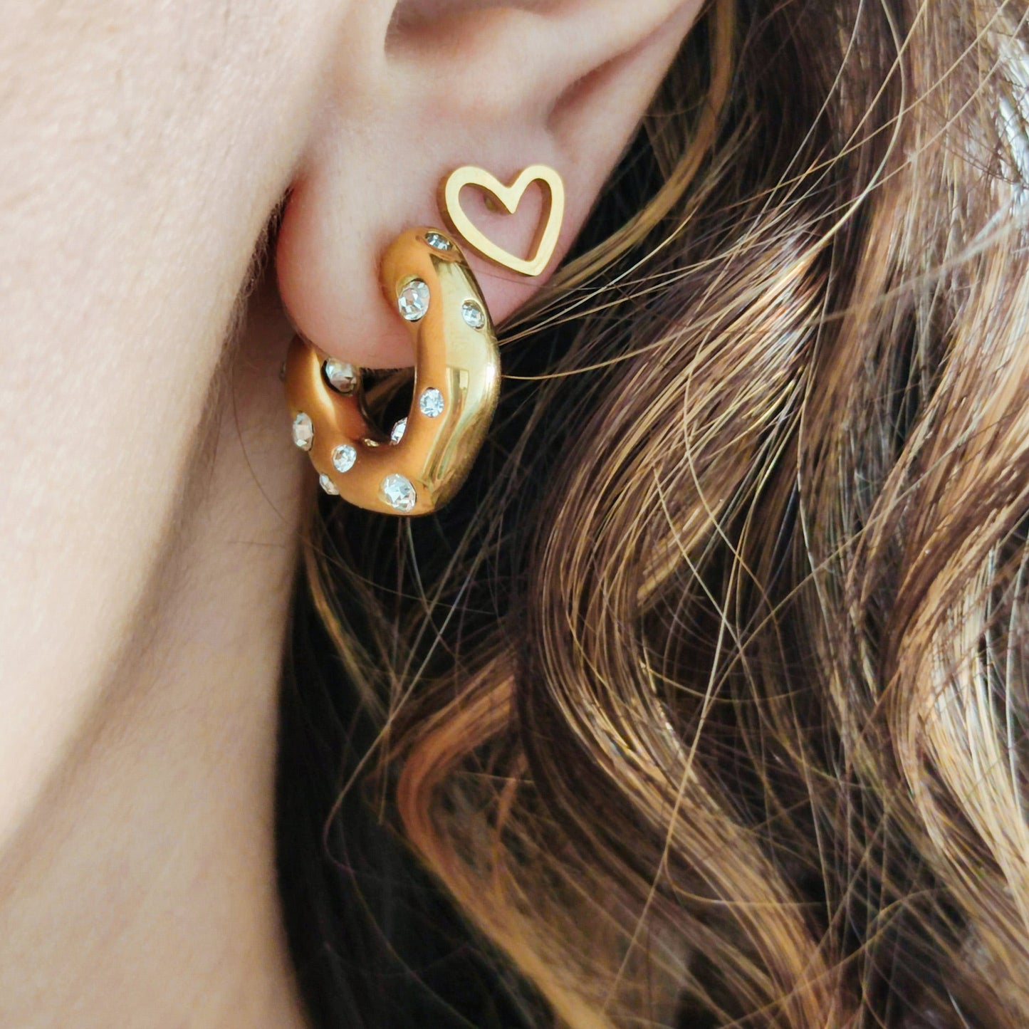 romanticos-studs-romanticos-coraçao-modernos-intemporais-dourados-e-prateados-my-golden-girl