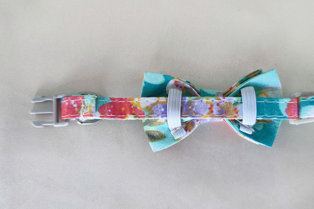 Coleira Floral Green Mini