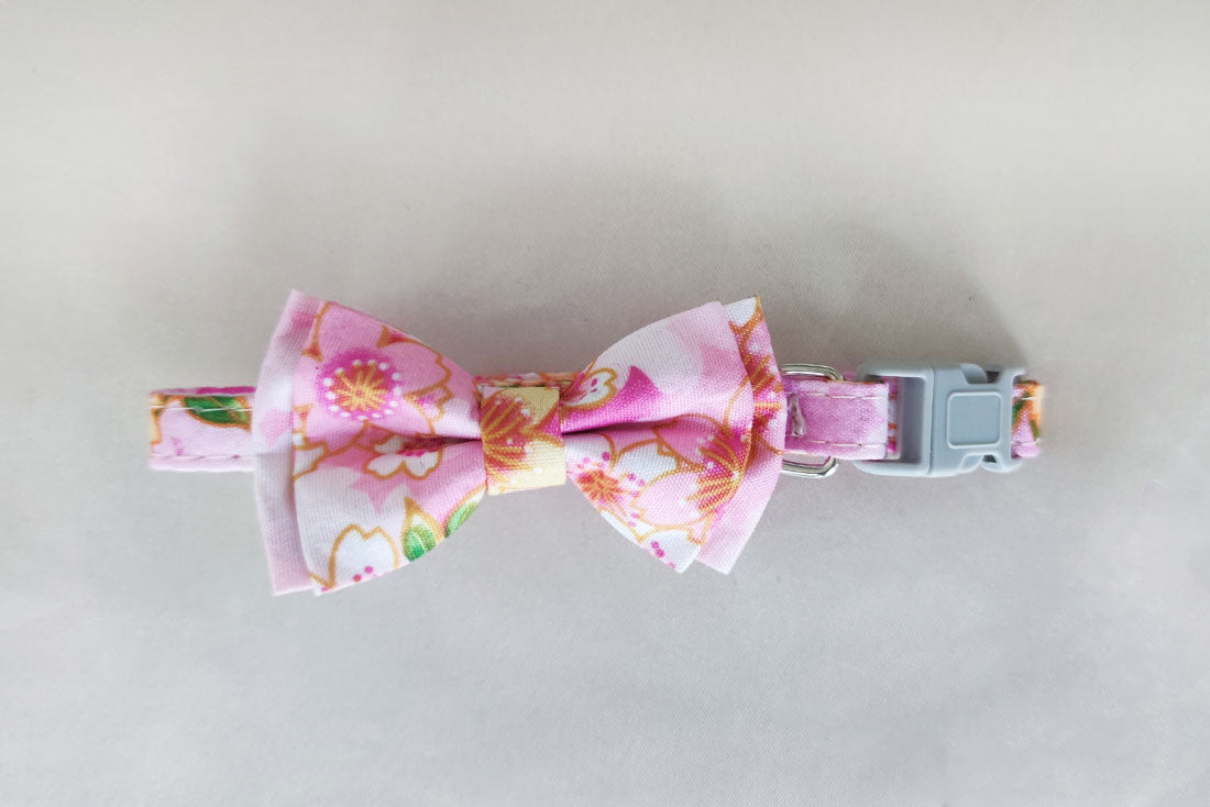 Coleira Floral Pink Mini
