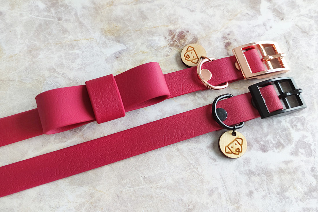 Coleira Classic Ruby