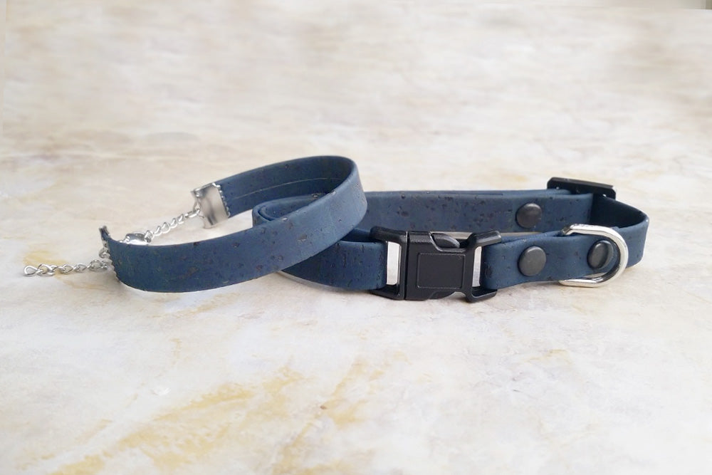 Coleira Corky Navy Mini
