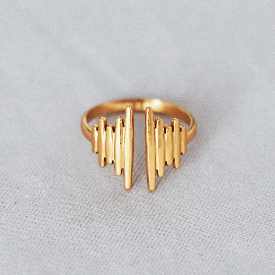 anéis bonitos, diferentes, originais, my golden girl, aço inoxidável