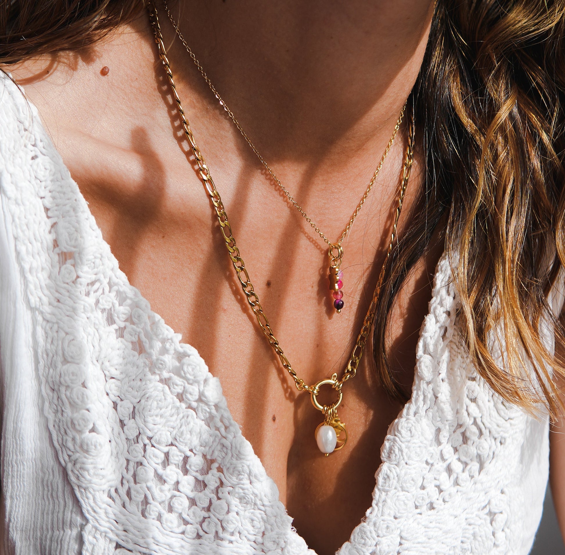 colar dourado mix and match aço inox my golden girl joalheria bijuteria