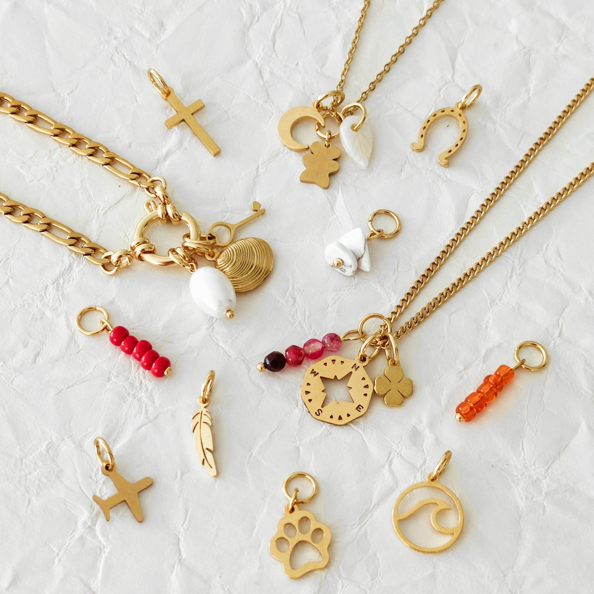 colar dourado mix and match aço inox my golden girl joalheria bijuteria